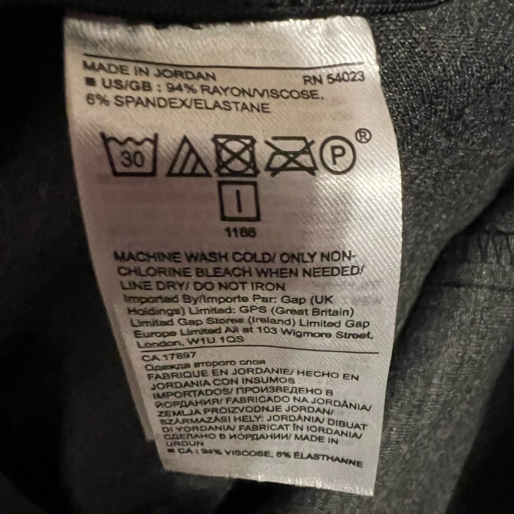 NWOT Banana Republic Vegan Leather Devon Legging Pants 8 Petite - Picture 6 of 8